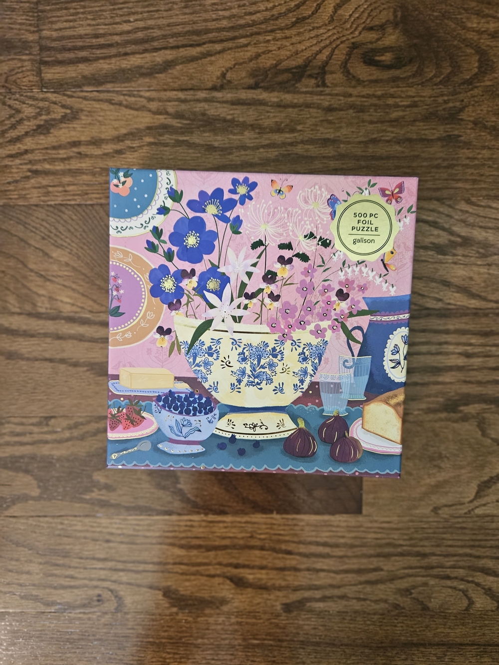 Galison Art Of The Table 500-Piece Puzzle, Foil Puzzle